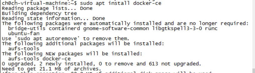 ubuntu 16 安装doceker-ce