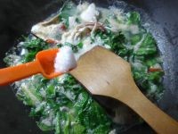 好吃的天菜芯螃蟹羹