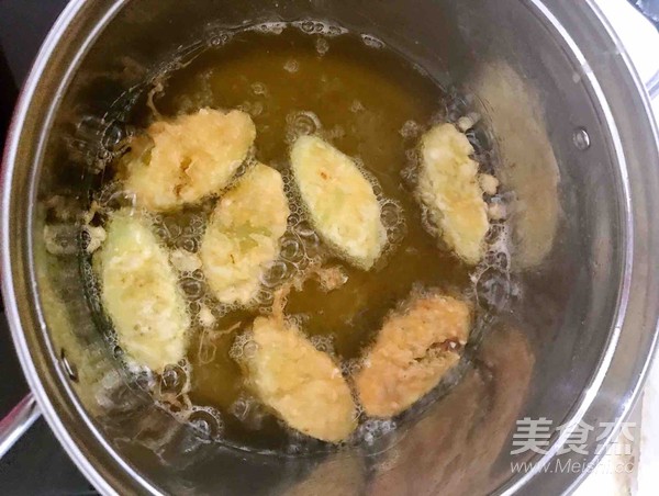 酥炸茄盒的做法