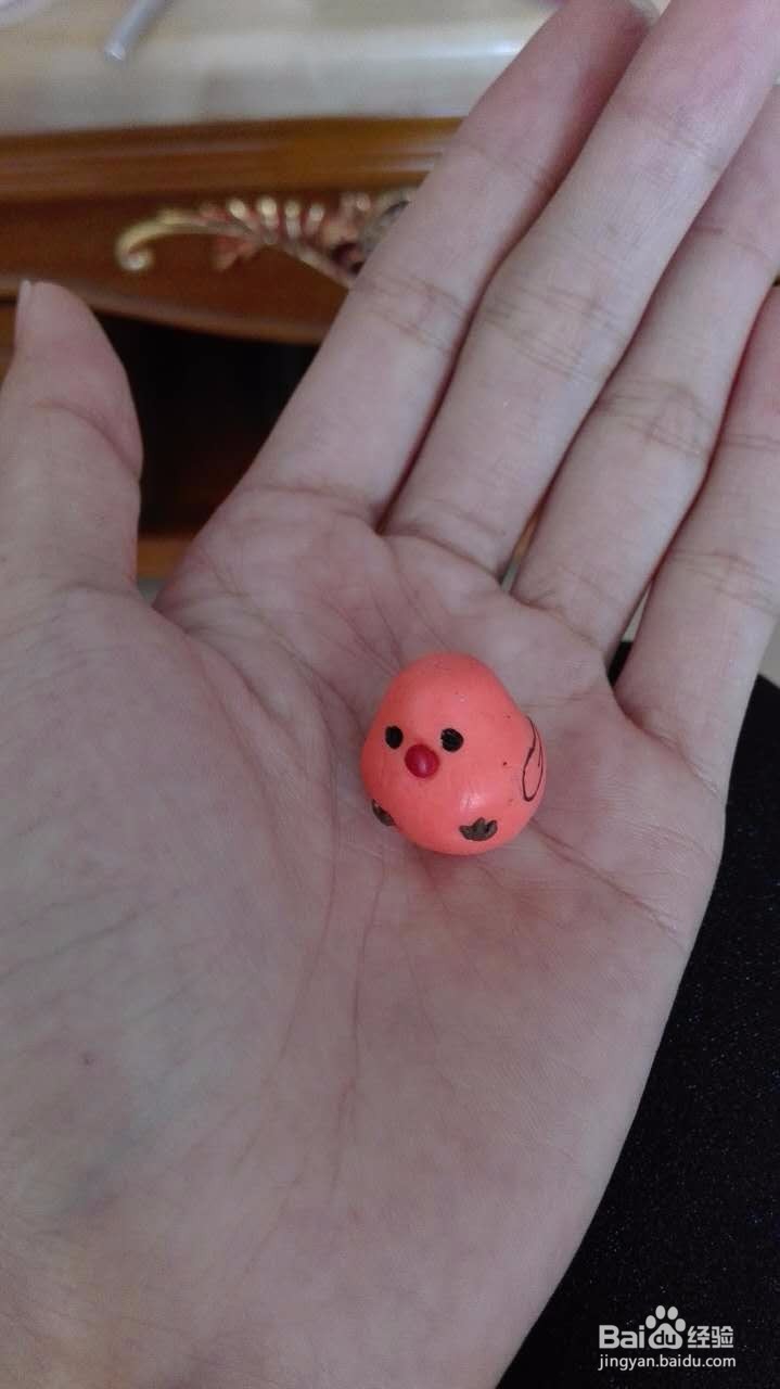 小鸡仔新年贺岁黏土做法