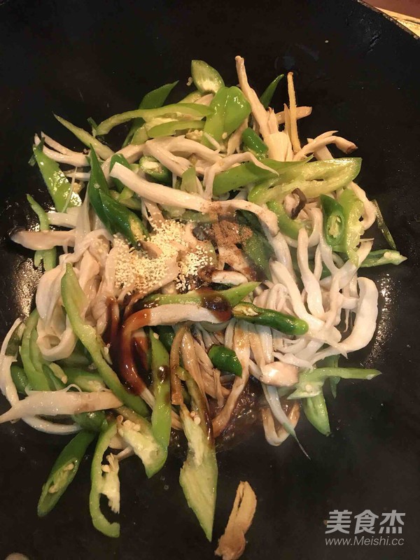 青椒杏鲍菇的做法