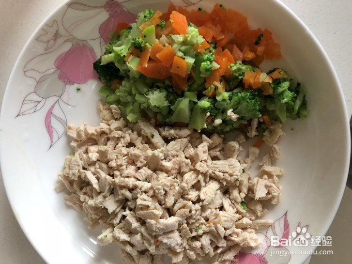 宝宝鸡肉蔬菜肠