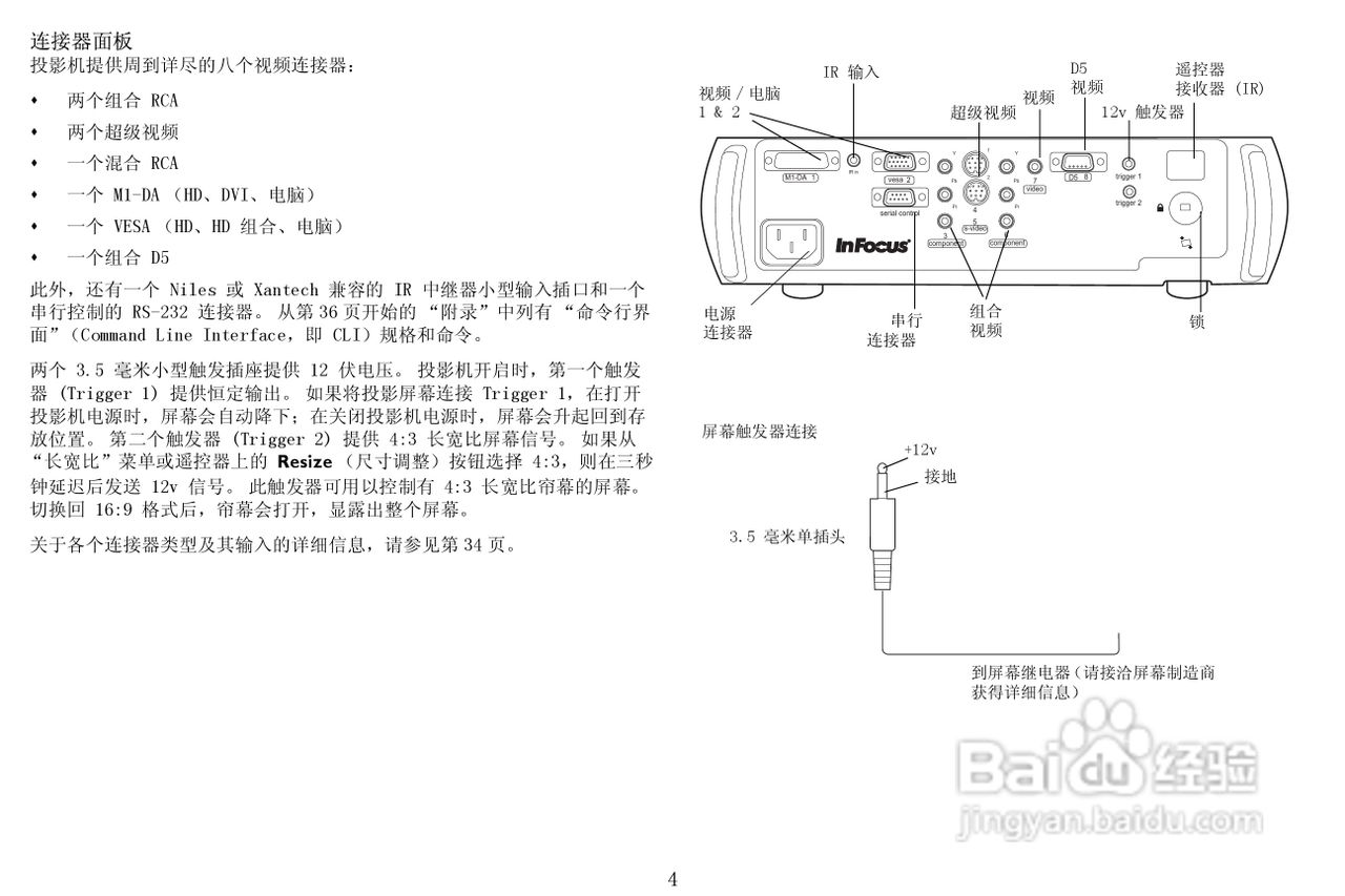 富可视 ScreenPlay 5700投影机说明书:[1]