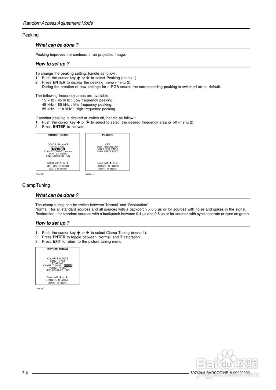 Barco巴可 Cine 8投影机说明书:[5]