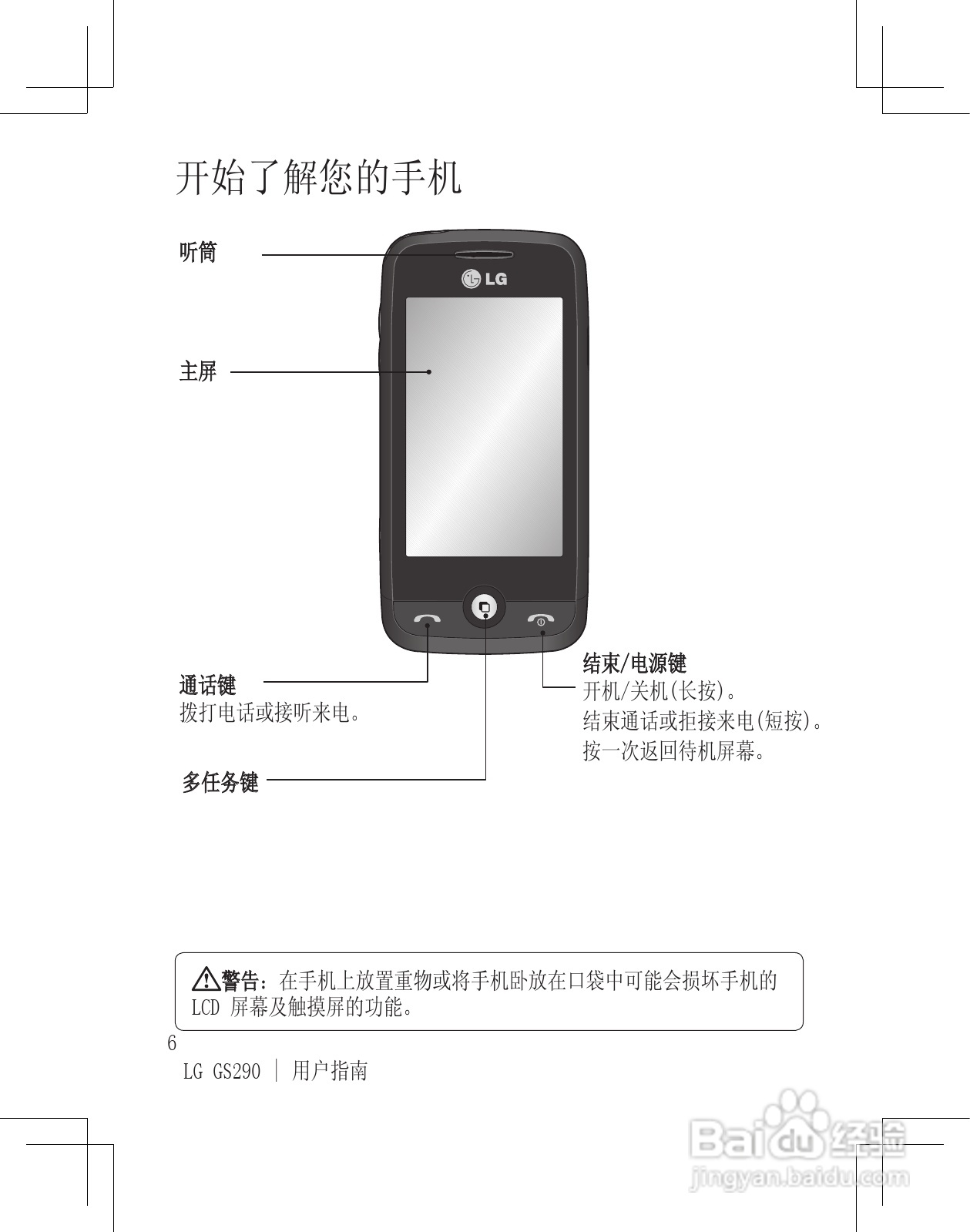 LG GS290手机使用说明书:[1]