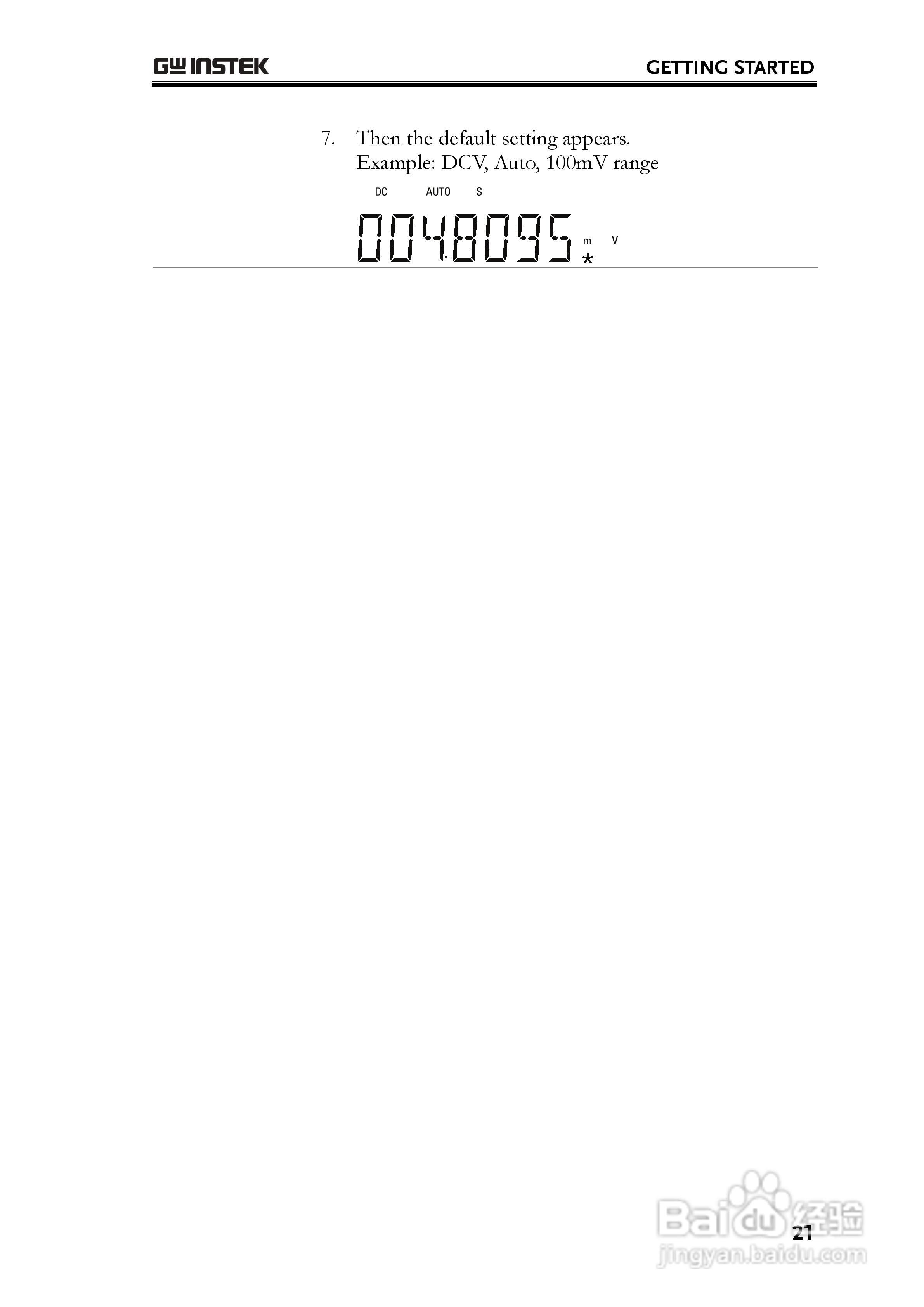 固纬GDM-8261数字万用表使用说明书:[3]