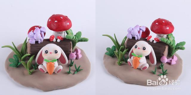 抗菌粘土教程——森林小兔