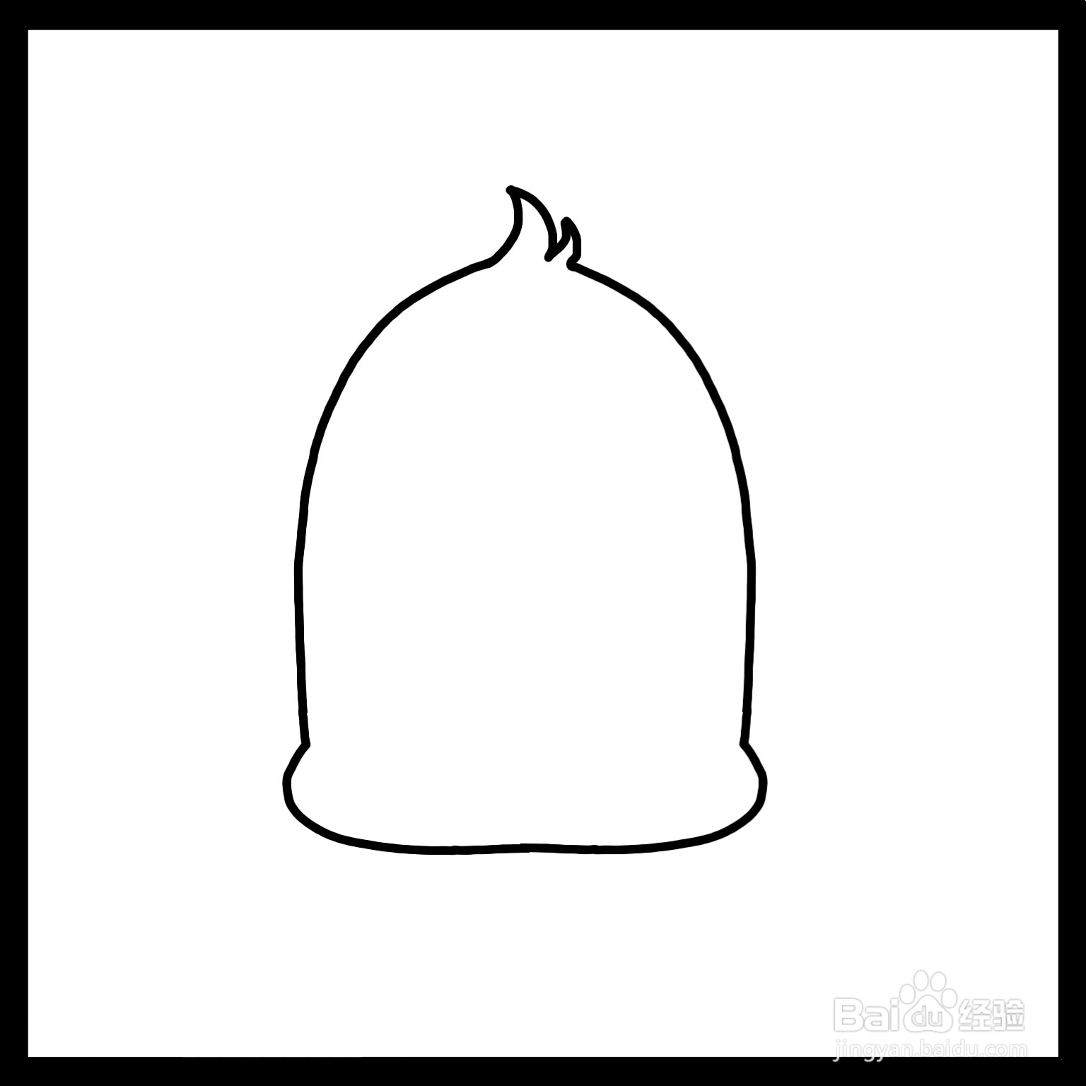 怎么画粉红企鹅简笔画(儿童简笔画)