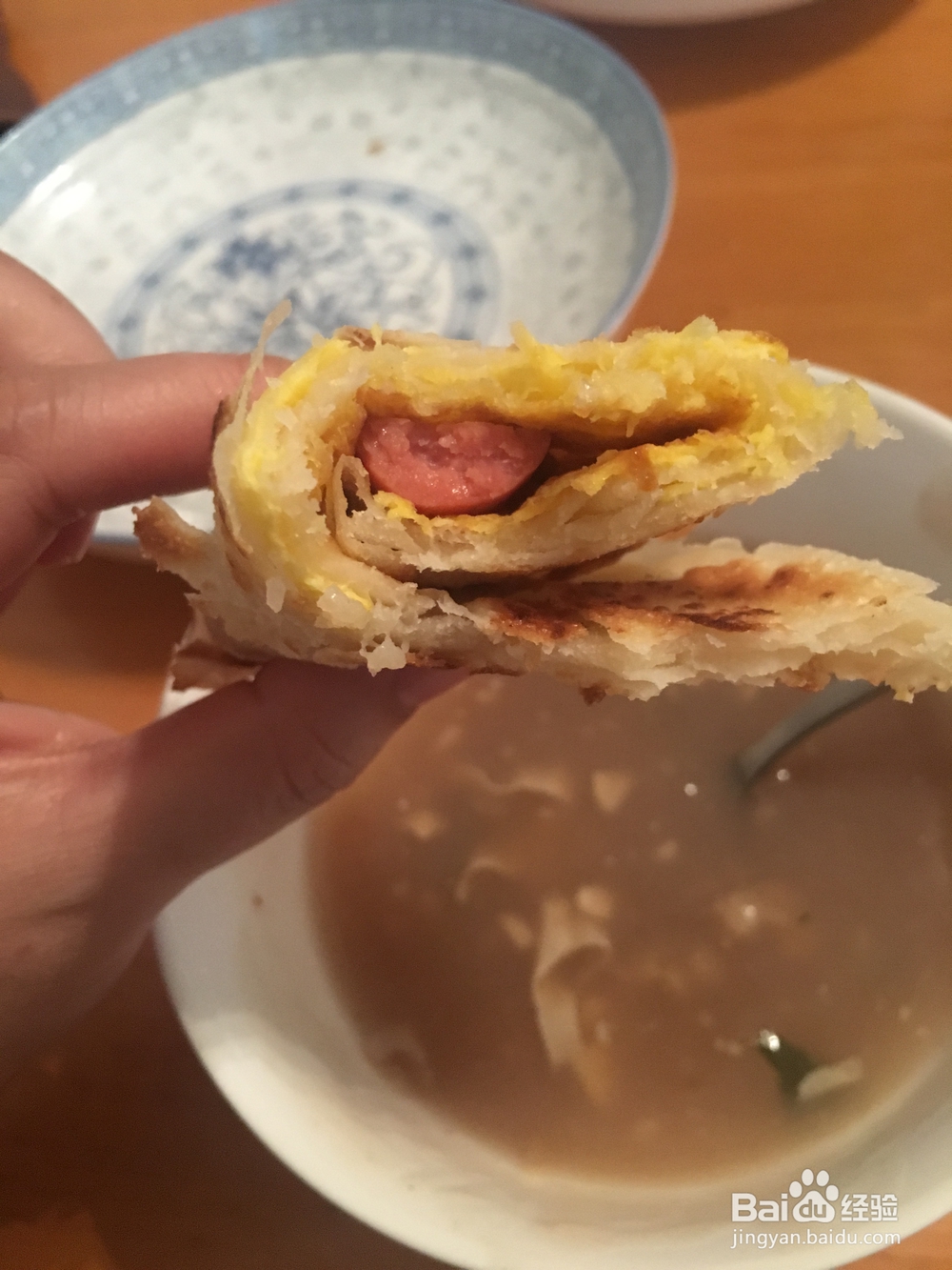 第一次做鸡蛋灌饼