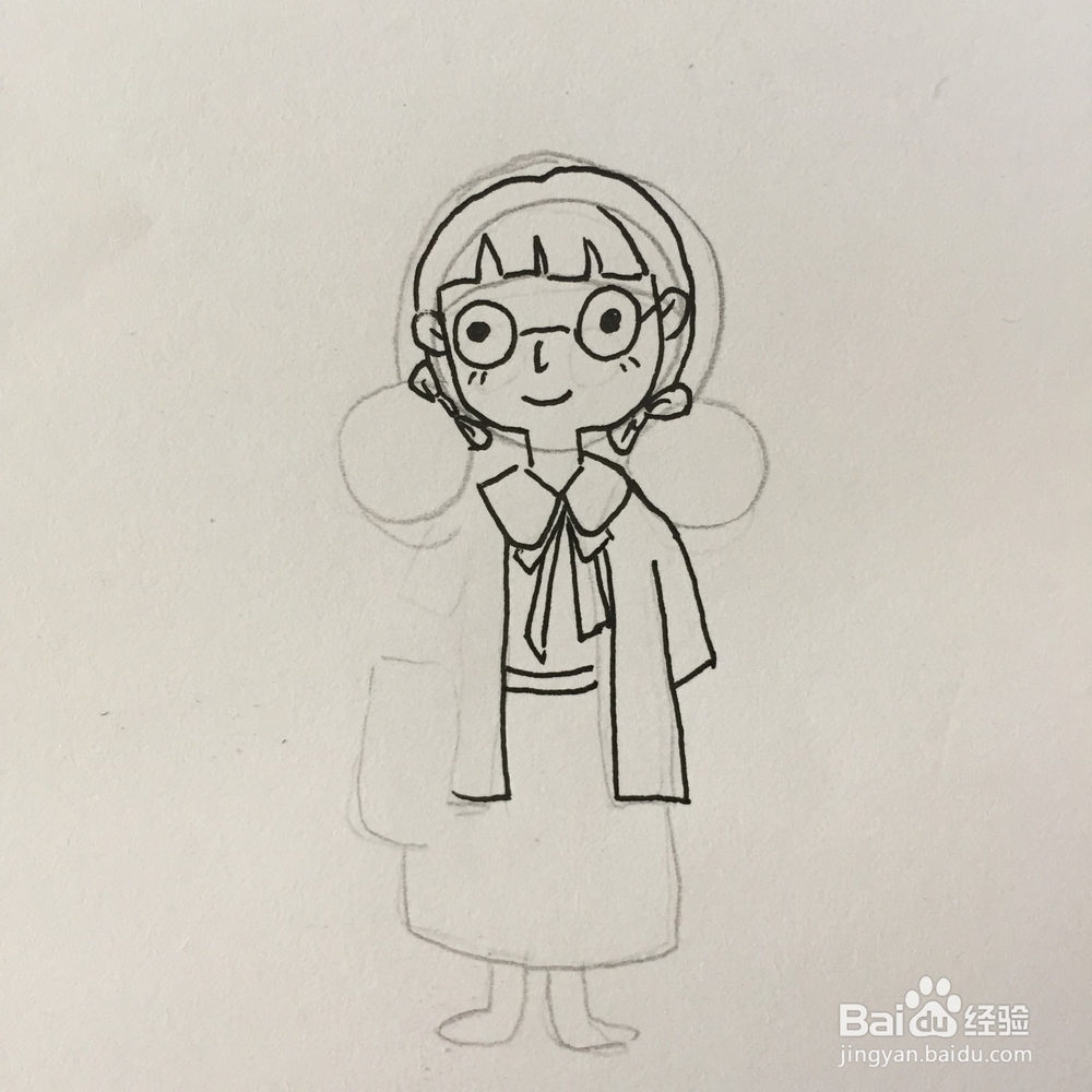 简单几步画出日系少女的方法