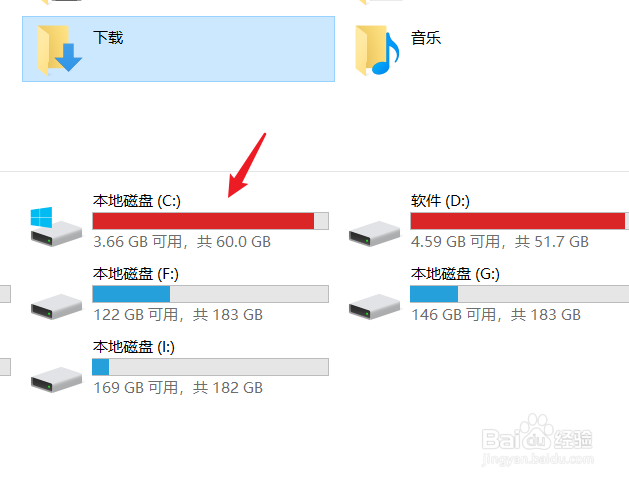 c盘红了怎么解决