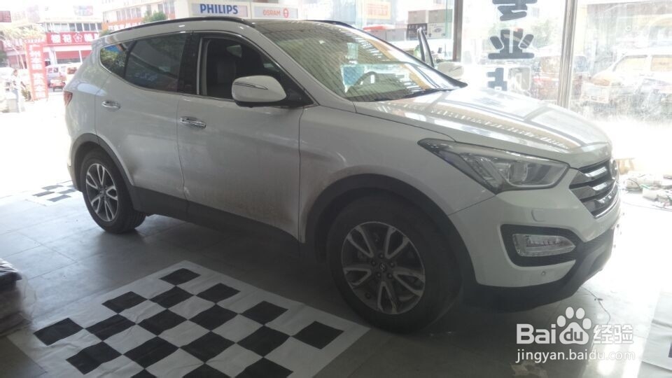 新胜达I45格锐全景影像安装全景行车记录仪全景