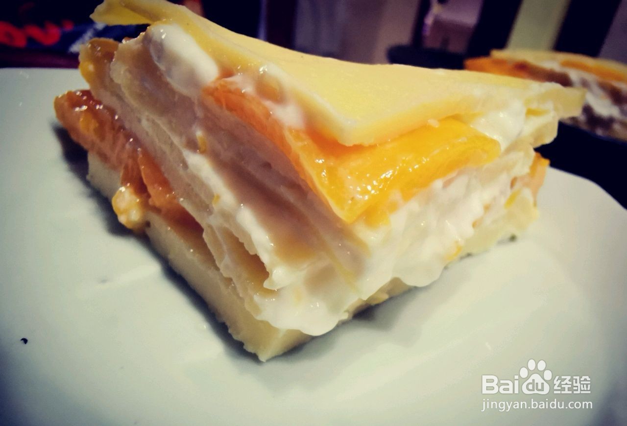 酸奶芒果千层怎么做