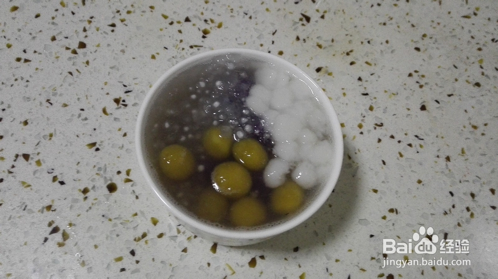 手工芋圆红豆汤
