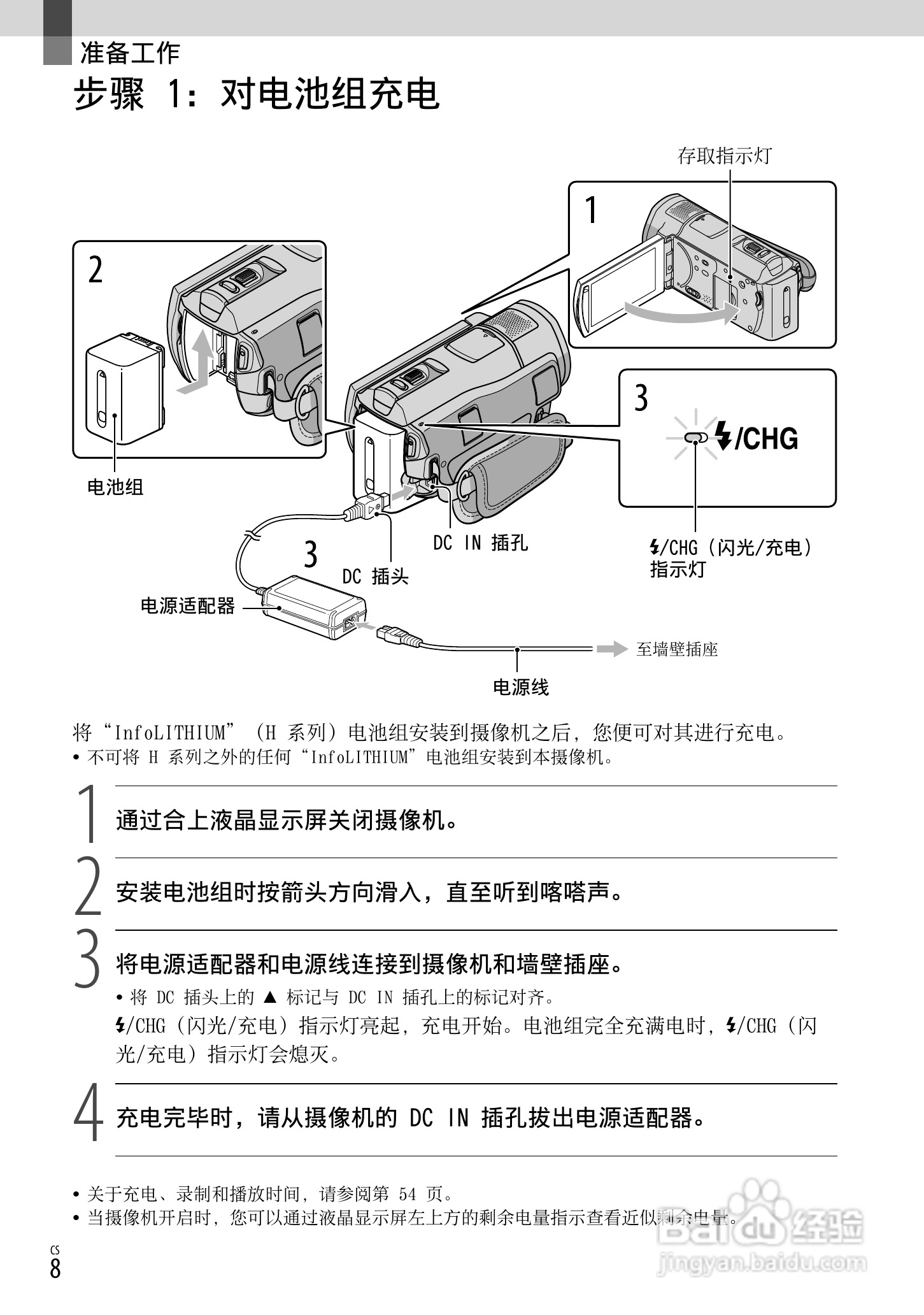 索尼HDR-CX500VE型数码摄像机使用说明书:[1]