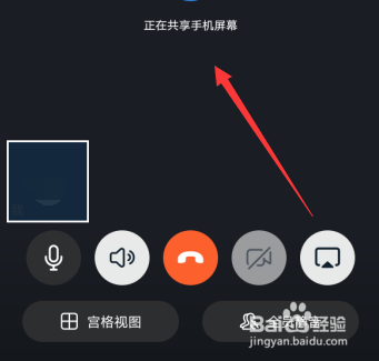 钉钉视频会议怎么共享手机屏幕