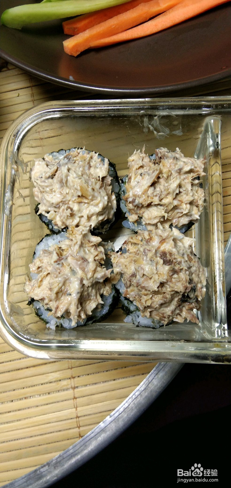 金枪鱼寿司手卷的做法