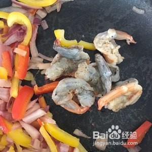 番茄虾球芝士焗饭