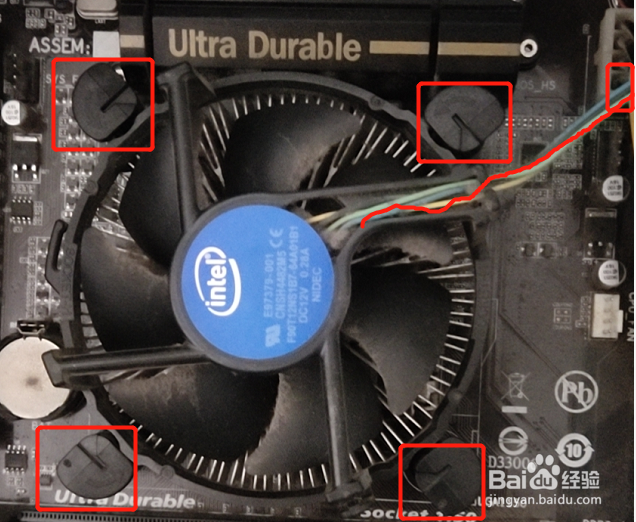 电脑风扇怎么安装正确方向