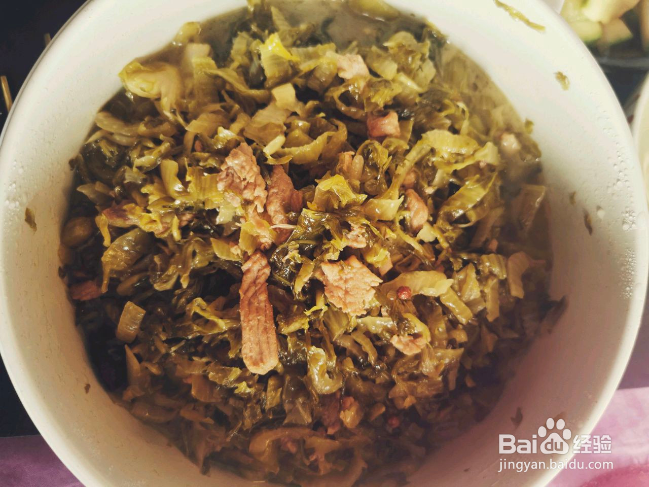 酸菜炒肉丝的做法