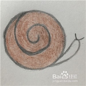怎么画一只蜗牛的简笔画