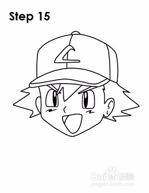 如何画Ash Ketchum
