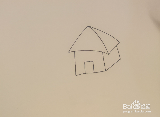 简笔画怎么画房子