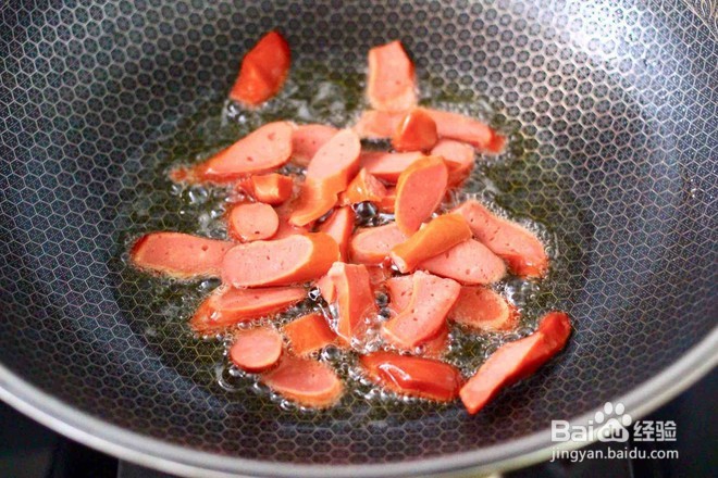 怎么样做美味的火腿炒小白菜