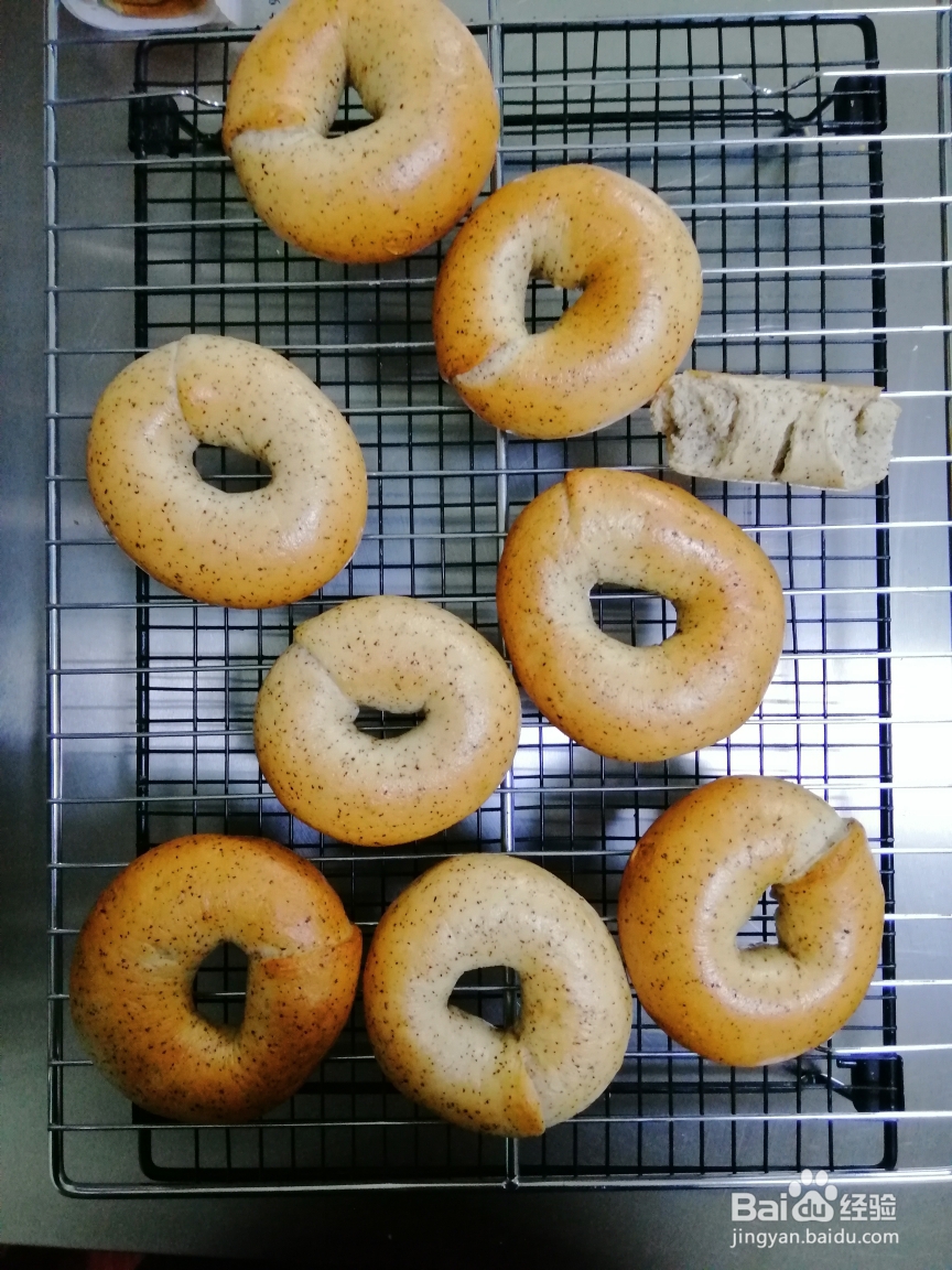 营养美味的红茶贝果