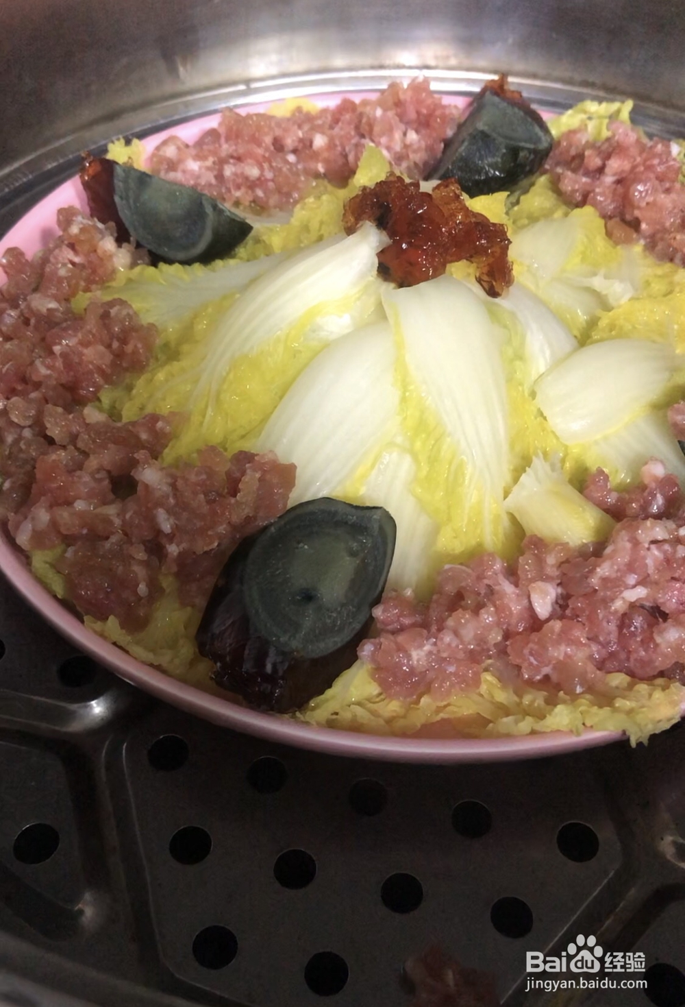 吃不胖的皮蛋肉沫娃娃菜