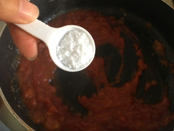 茄汁豆腐丸的做法