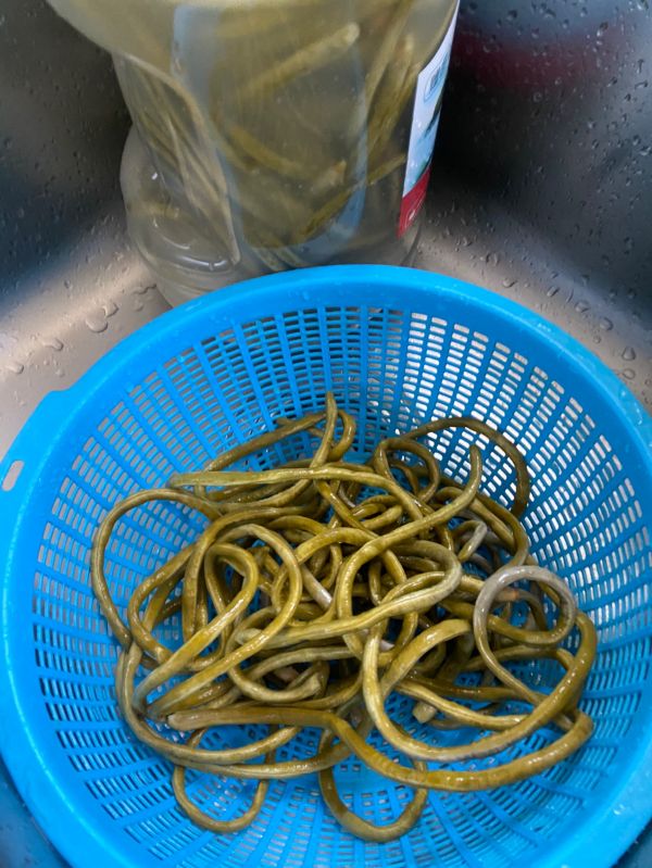 豆角炒肉末豆角