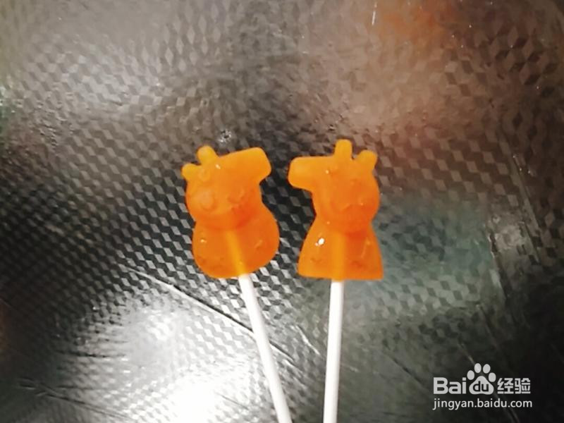 自制水果棒棒糖0添加的做法