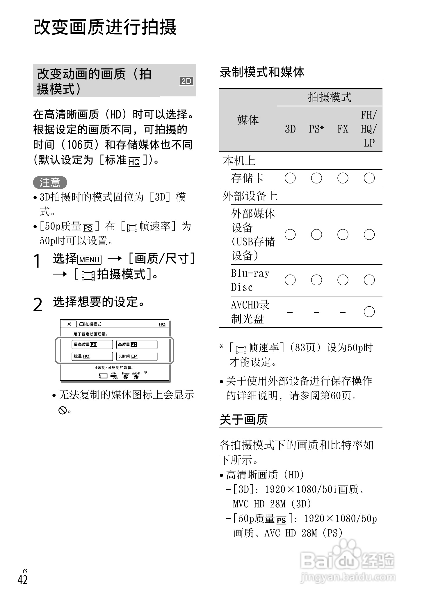 SONY索尼HDR-TD30VE数码摄像机说明书:[5]