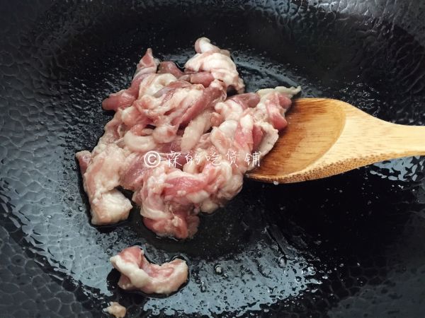 紫花菜炒五花肉