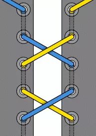 懒人鞋带的24种系法图解