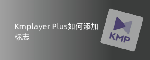 Kmplayer Plus如何添加标志
