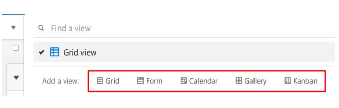 Airtable视图怎么切换