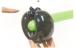 魔法气球造型系列之儿童脚踏车气球制作（上）