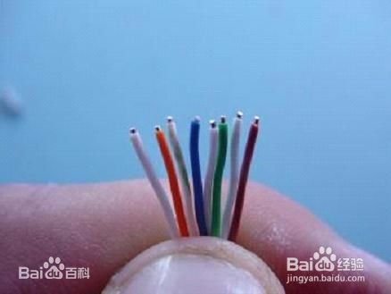 普通家用网线的接法(水晶头)