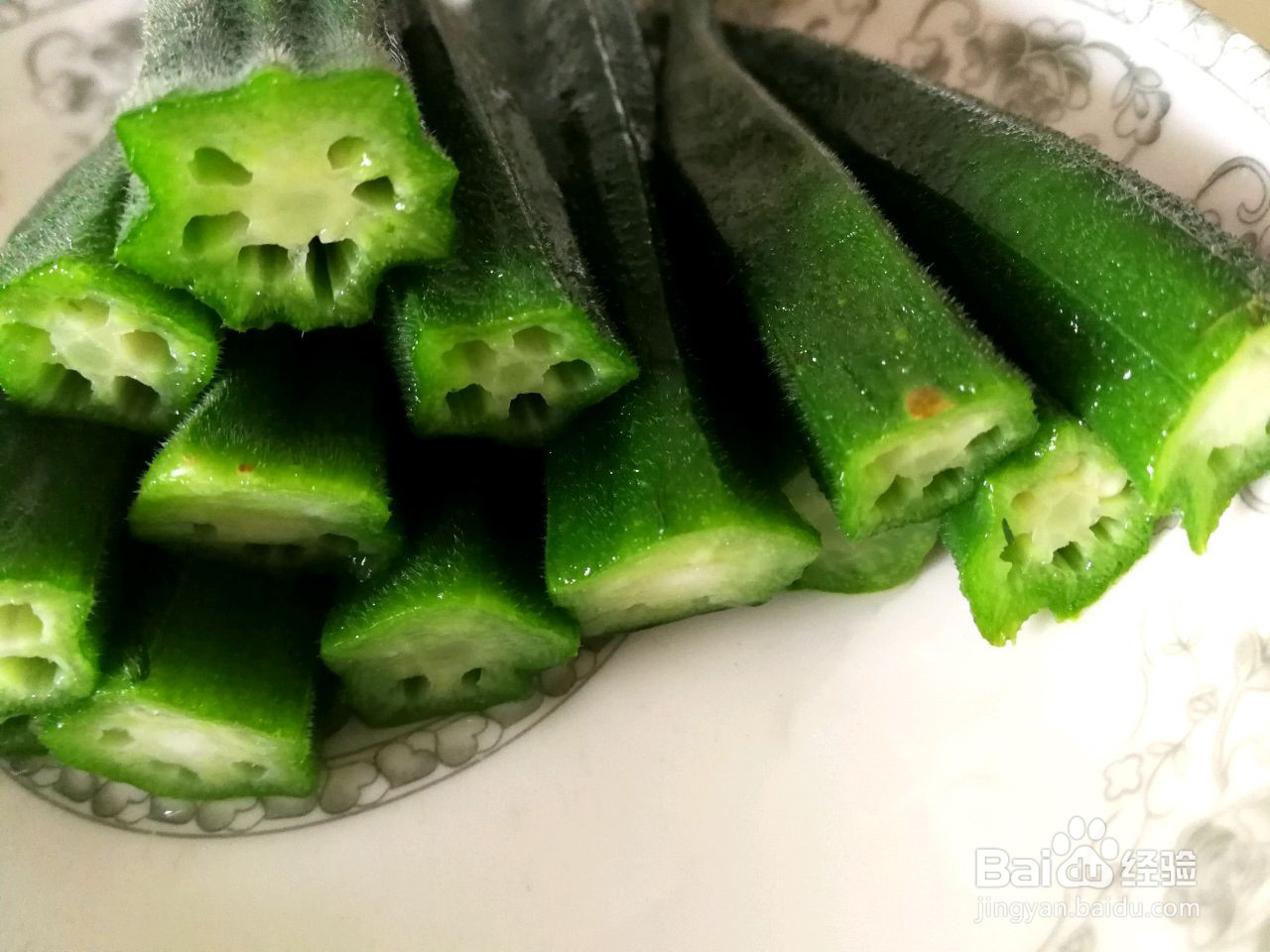 凉拌秋葵的做法