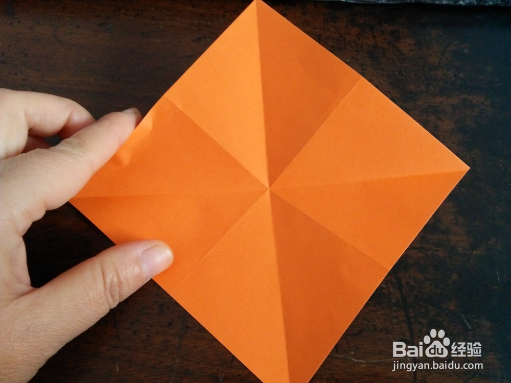 花草系列之十字形装饰花怎么折