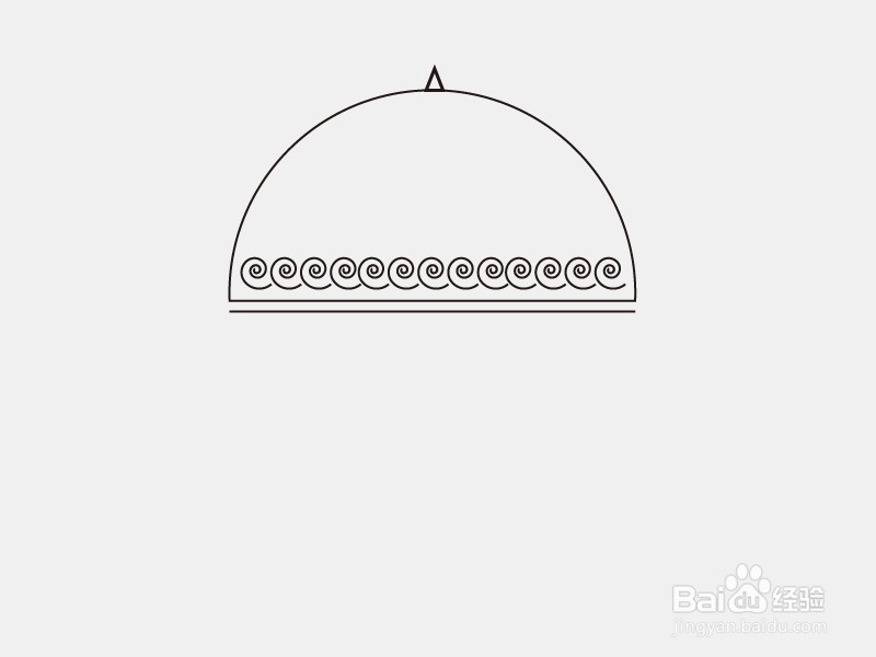 如何用简笔画雨伞