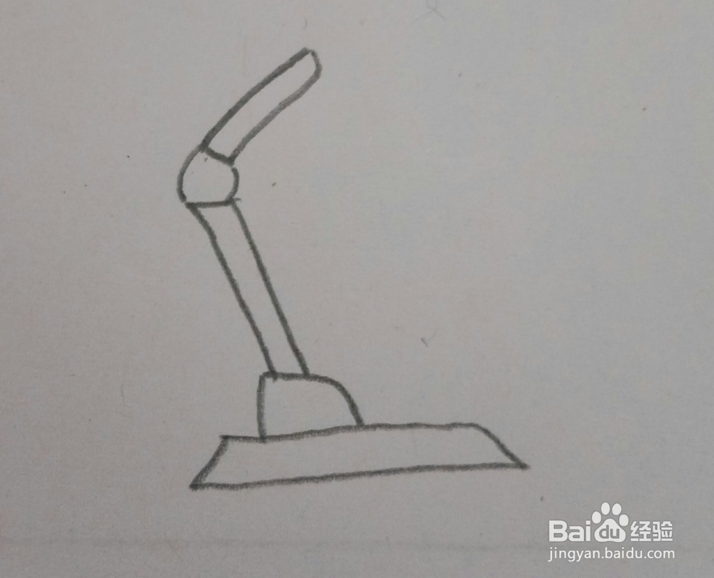 简笔画台灯画法十