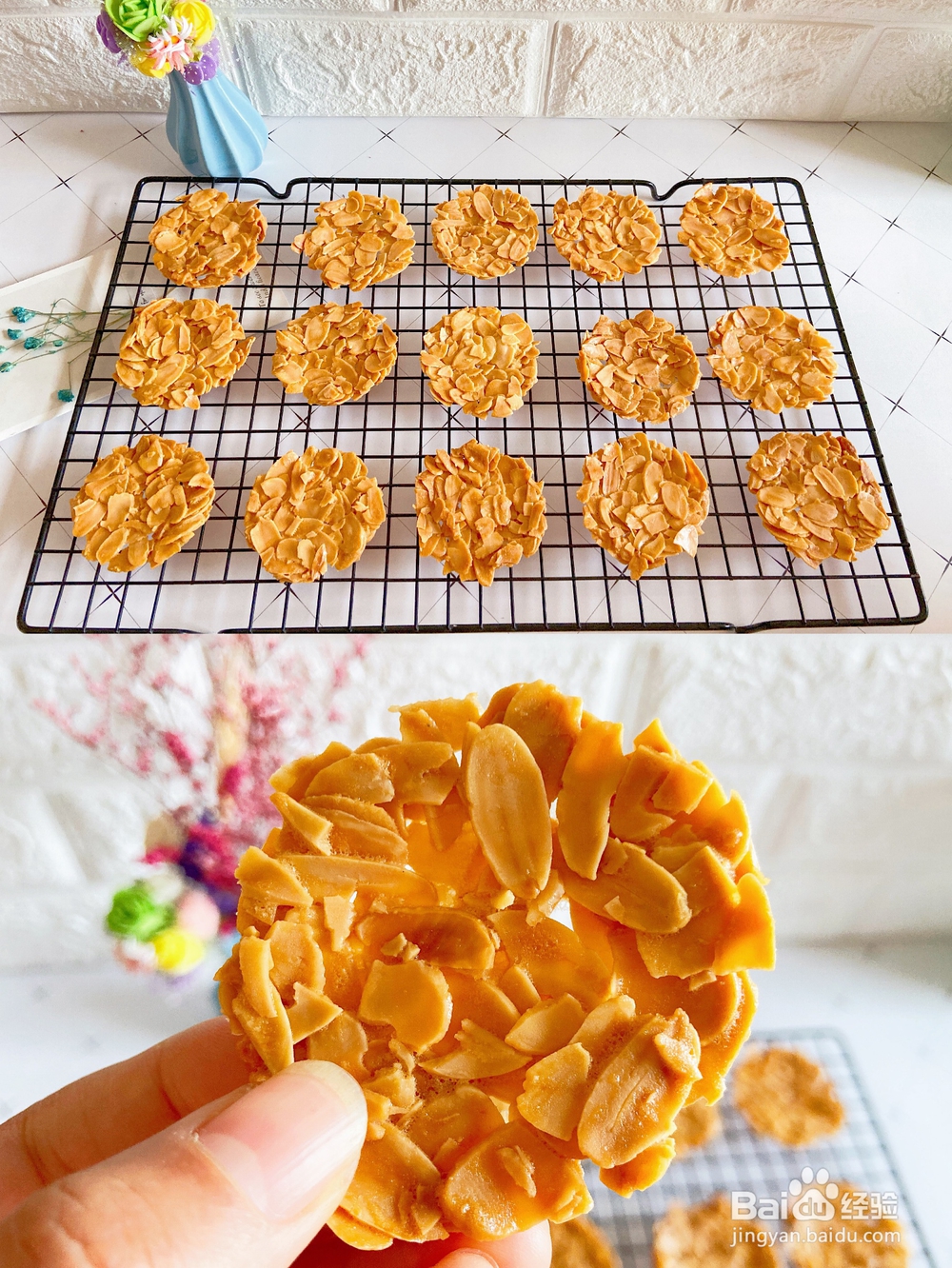 非常简单的焦糖杏仁饼干