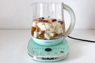 简易冰糖雪梨金桔饮