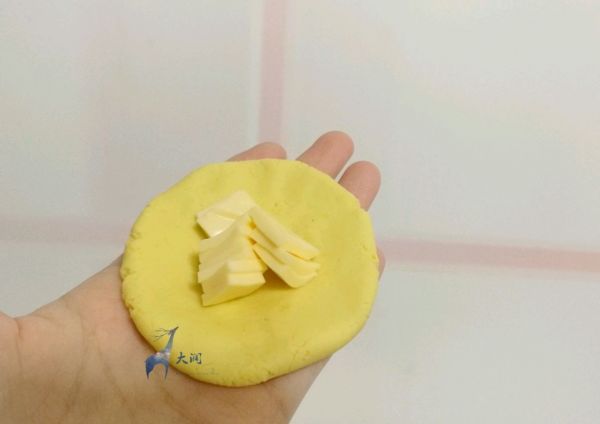 芝心红薯桂花饼