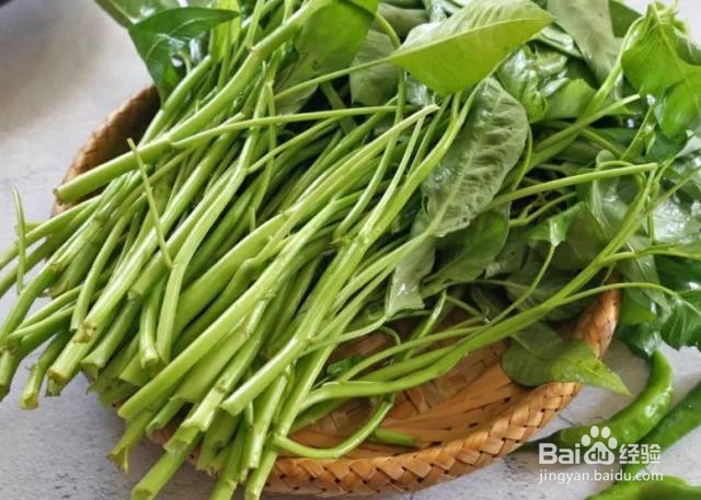 美味素材---炒空心菜