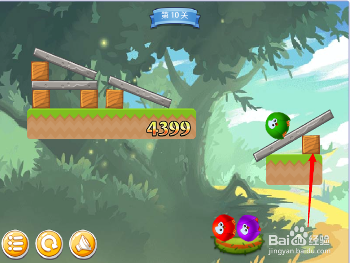 小游戏泡泡鸟历险记2第10关