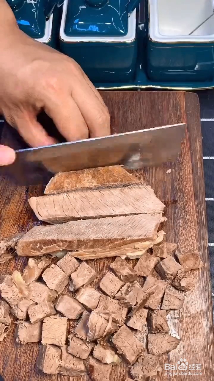超级好吃下饭的大块牛肉酱如何制作